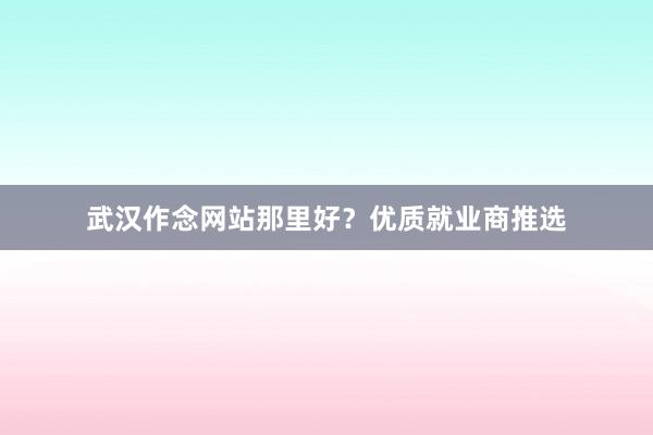 武汉作念网站那里好？优质就业商推选